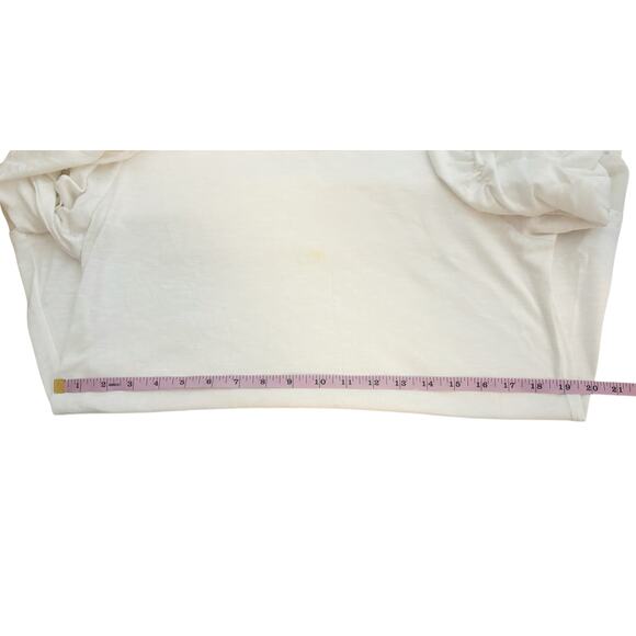 Style & Co. White Scoop Neck Blouse Womens Size M - Picture 6 of 8